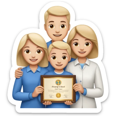 Certified Dog Owner Benefits, family, certificate sticker