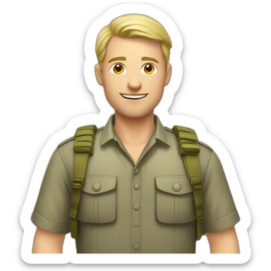 male german expat in vietnam sticker