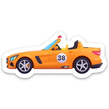 safety car side view sticker