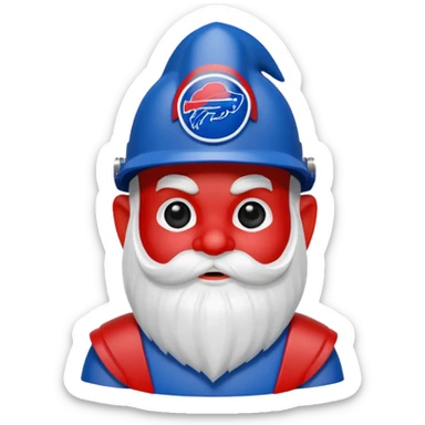 Buffalo Bills gnome sticker