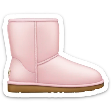 light pink uggs sticker