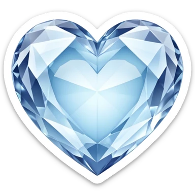 Corazón de cristal  sticker