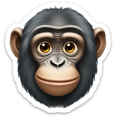 chimpanzee sticker