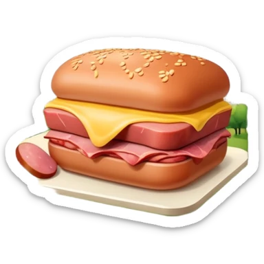  paris art gallery SPAM meat landscape  sticker