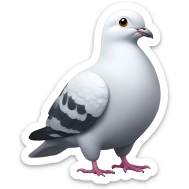 Japanese pigeon sticker