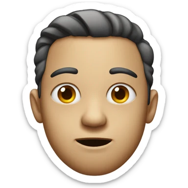 shaking head side eye  sticker