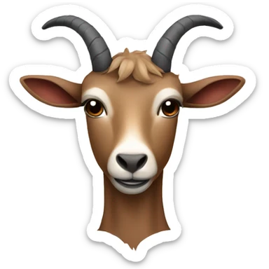 Cabra enojada sticker