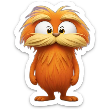 lorax sticker
