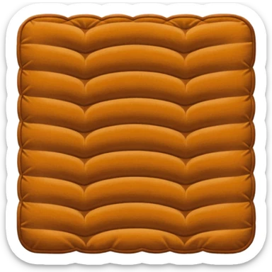 Patterned Corduroy texture ridges blanket sticker