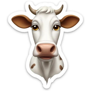 Cow sticker