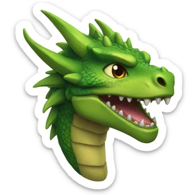 teteDragon feu sticker