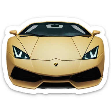 A Lamborghini￼ sticker
