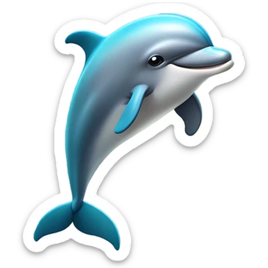 Dolphin doing Gangnam style  sticker