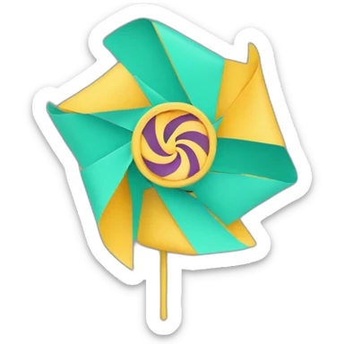 pinwheel sticker