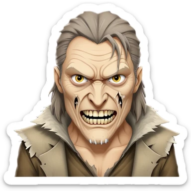 Fenrir Greyback in harry potter sticker