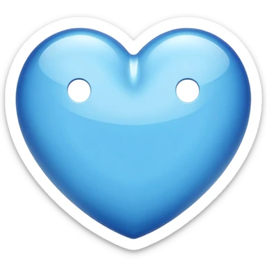 💗 in blue  sticker