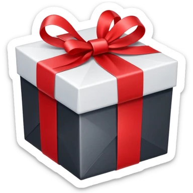 dimond gift box sticker