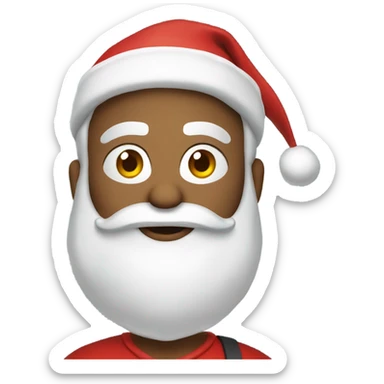 Santa with sack sticker