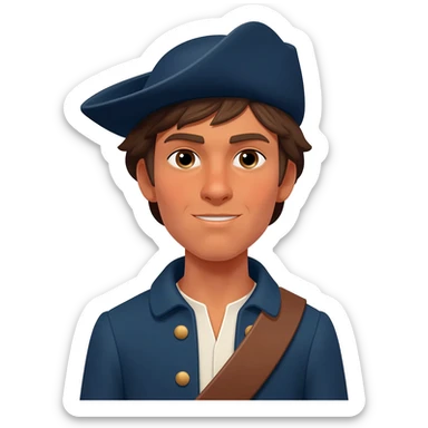 Ishmael from moby dick sticker