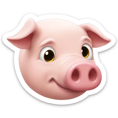 Pig  sticker