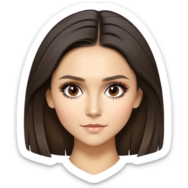 nina dobrev mixed with vanessa hudgens  sticker
