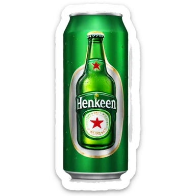 Heineken beer sticker