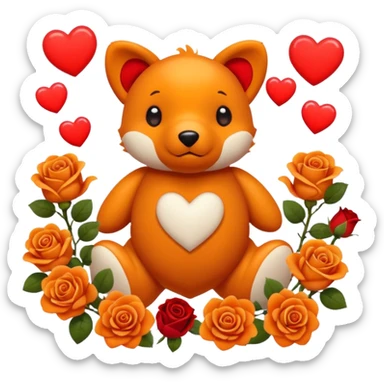 🐟 🐶 💕 🌹🥰💕🐻 sticker