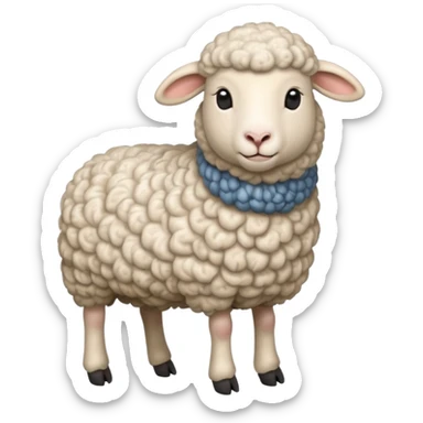 High resolution of   realistic full body sheep without distorted , no extra hybrid sticker