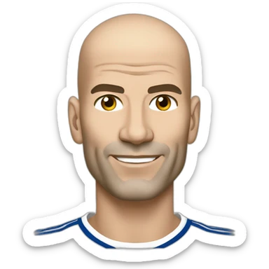 Zinedine Zidane  sticker