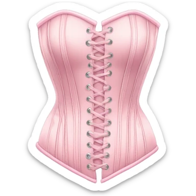 Light pink corset  sticker