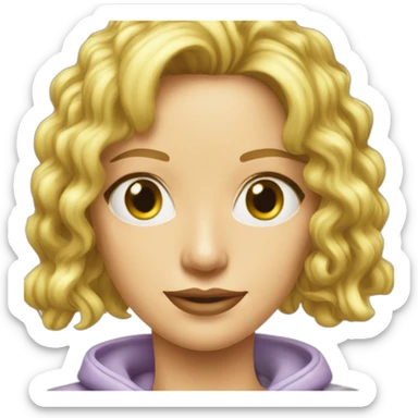 uma thurman thin facd sticker