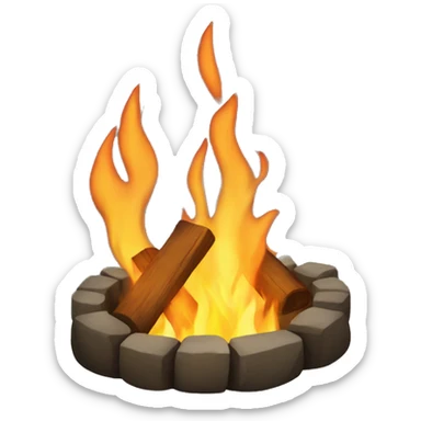 fire pit sticker