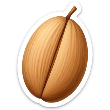 Almond emoji sticker