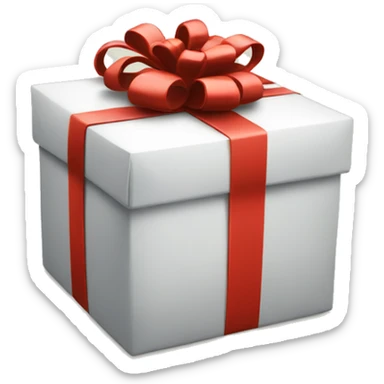 Christmas present sticker