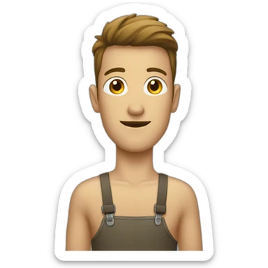 homme avec une t4 sticker