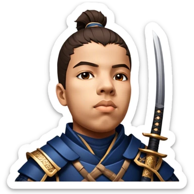 Vigilant Samurai sticker