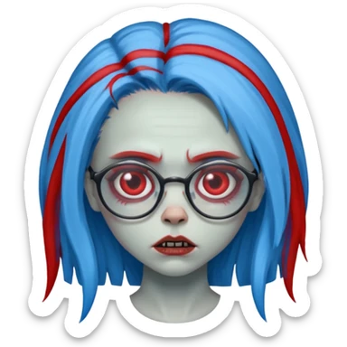 Ghoulia the monster high doll sticker