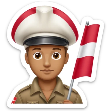 Man polish patriot patriot poland
 sticker