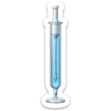 syringe empty sticker