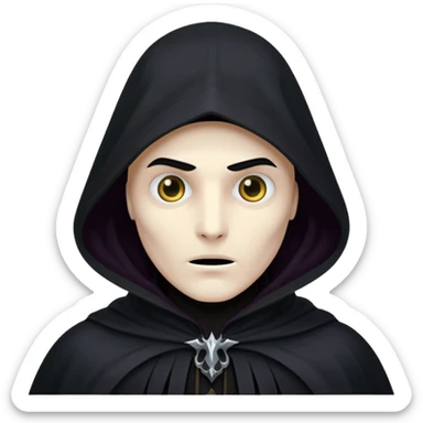 Shadowy Phantom with Cloak sticker