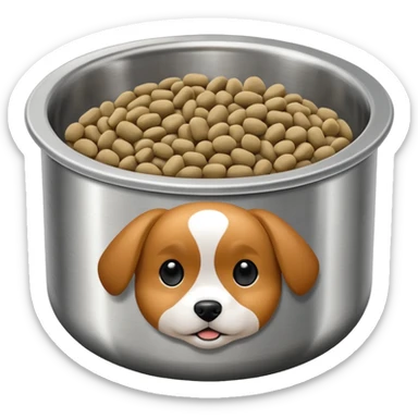 dog food bowl

 sticker