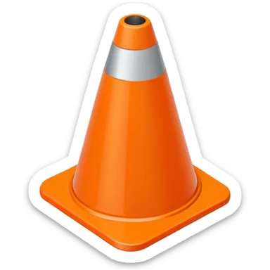 Cone marker
 sticker