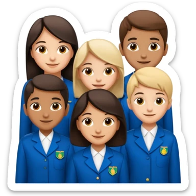 An elementary class in Iran sticker