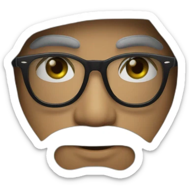 Musulman jeune arabe lunettes rayban noir sticker