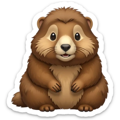 Marmotte sticker