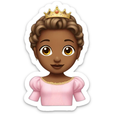Newborn princess sticker