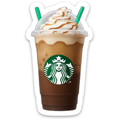 Starbucks ice coffee closed sticker