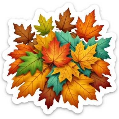 autumn sticker