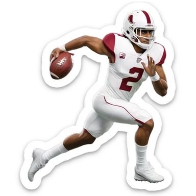 Jalen Hurts running sticker