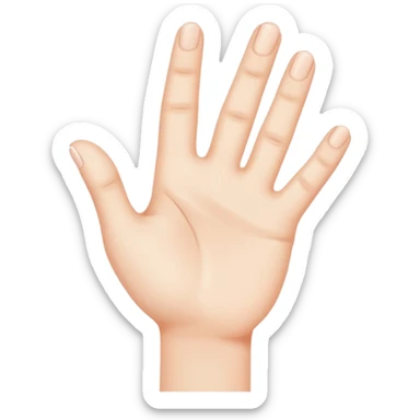 Yvl hand sign sticker